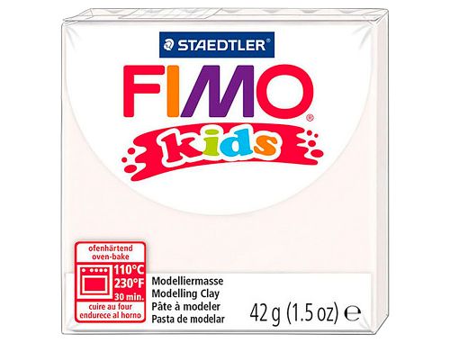 Pasta staedtler fimo kids 42 gr cor branco , Staedtler , 152337 , 4007817805015